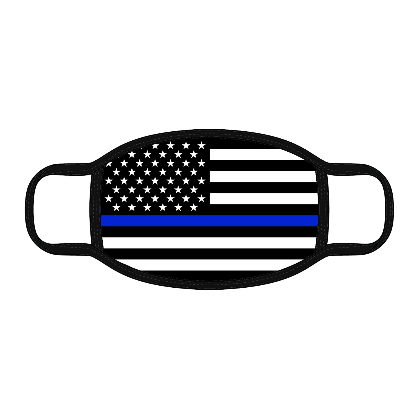 Blue Line Face Mask with BONUS 2 x PM 2.5 Filters