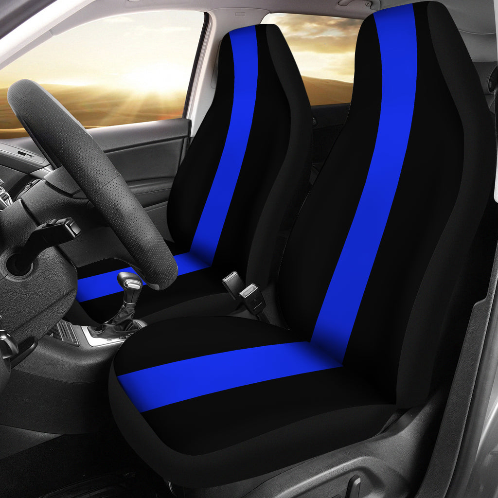 Thin Blue Line Car Seat Covers (set of 2)