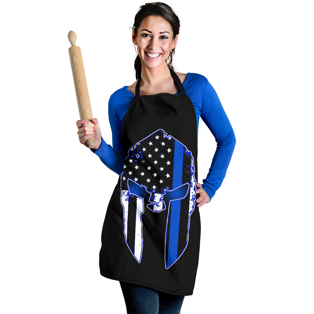 Thin Blue Line Spartan Apron