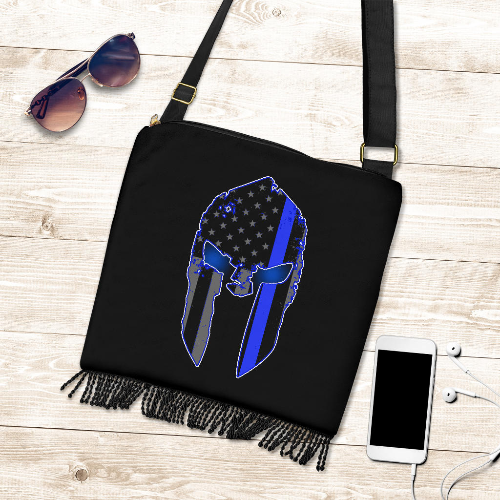 Thin Blue Line Spartan Boho HandBag