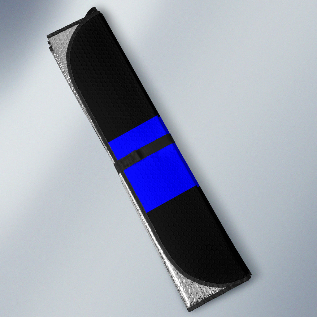 Thin Blue Line Vehicle Car Shade