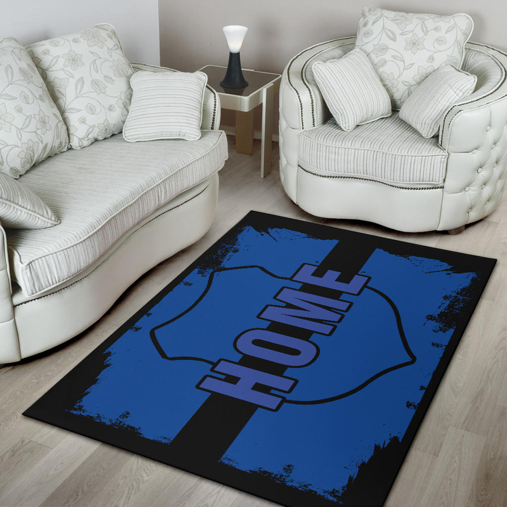 Home Shield Blue Line Area Rug