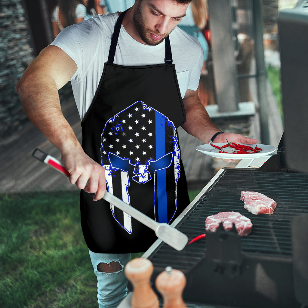 Thin Blue Line Spartan Apron