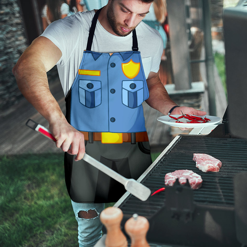 Men's Police Officer Uniform Apron