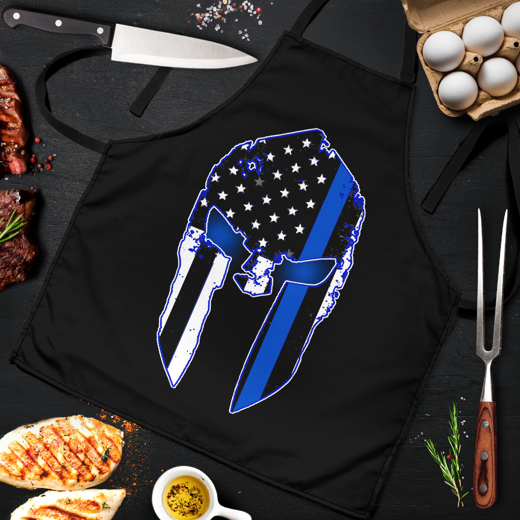 Thin Blue Line Spartan Apron