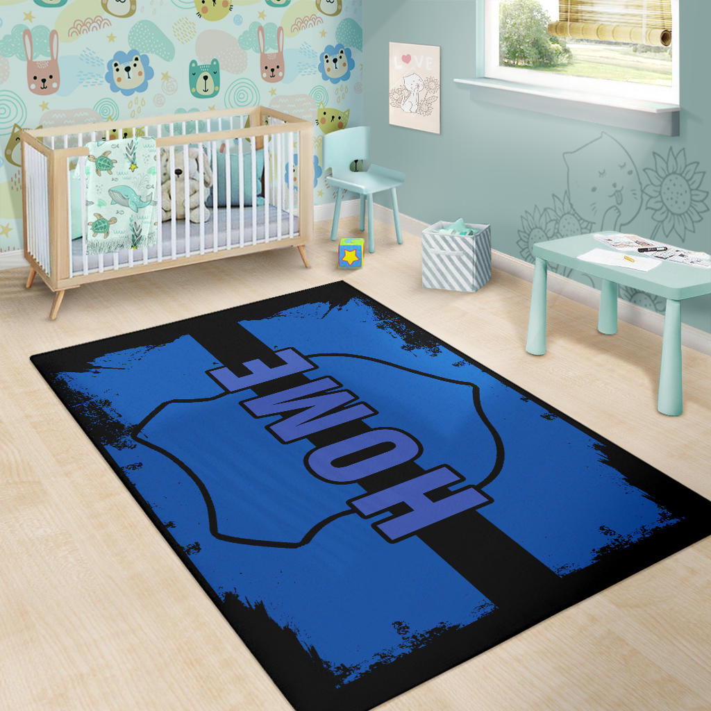 Home Shield Blue Line Area Rug