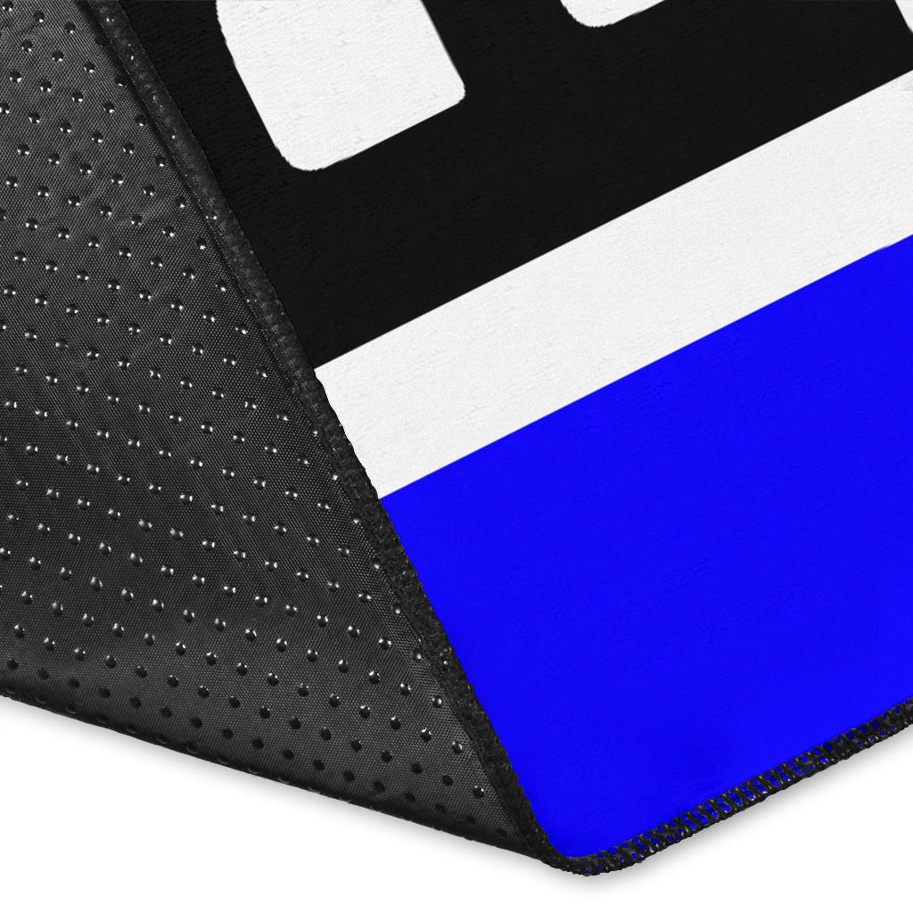 Retired Thin Blue Line Area Rug