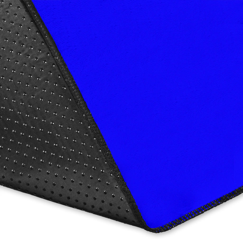 Thin Blue Line Area Rug
