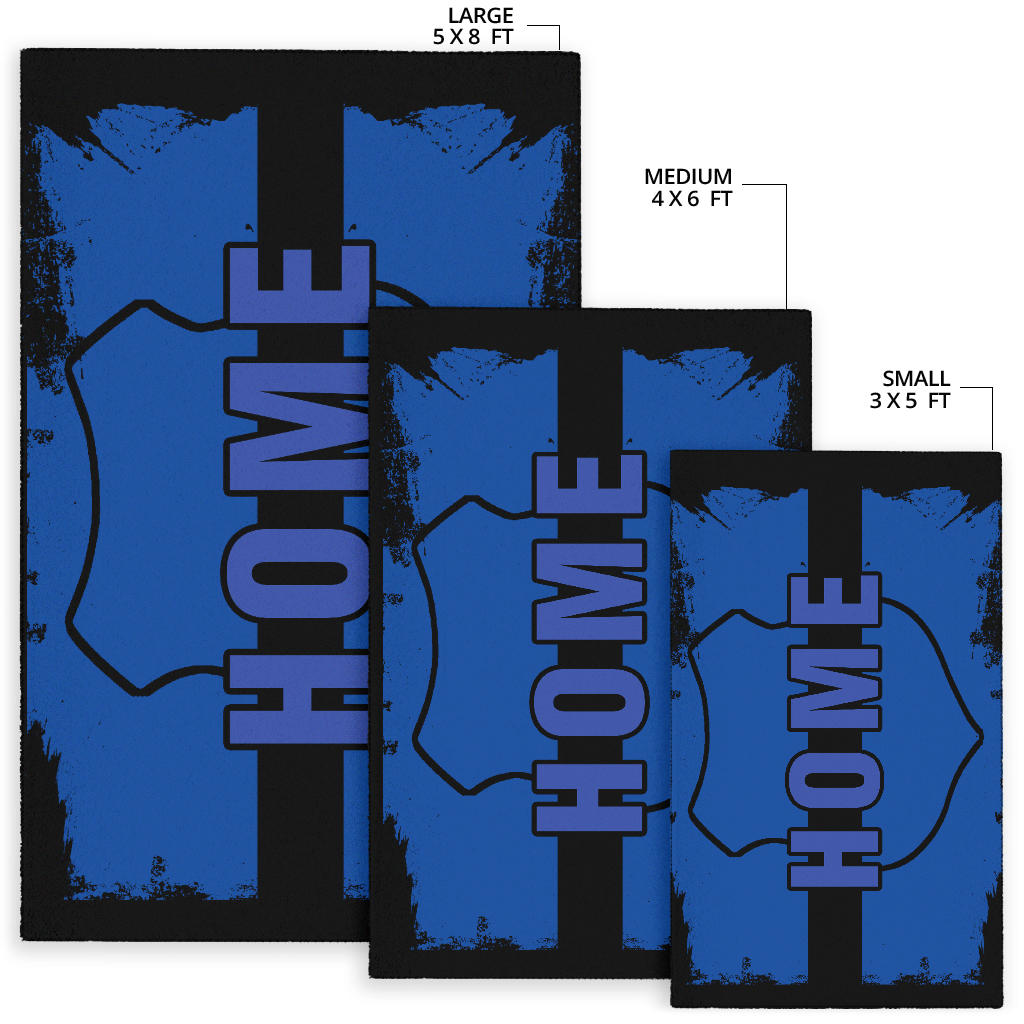 Home Shield Blue Line Area Rug