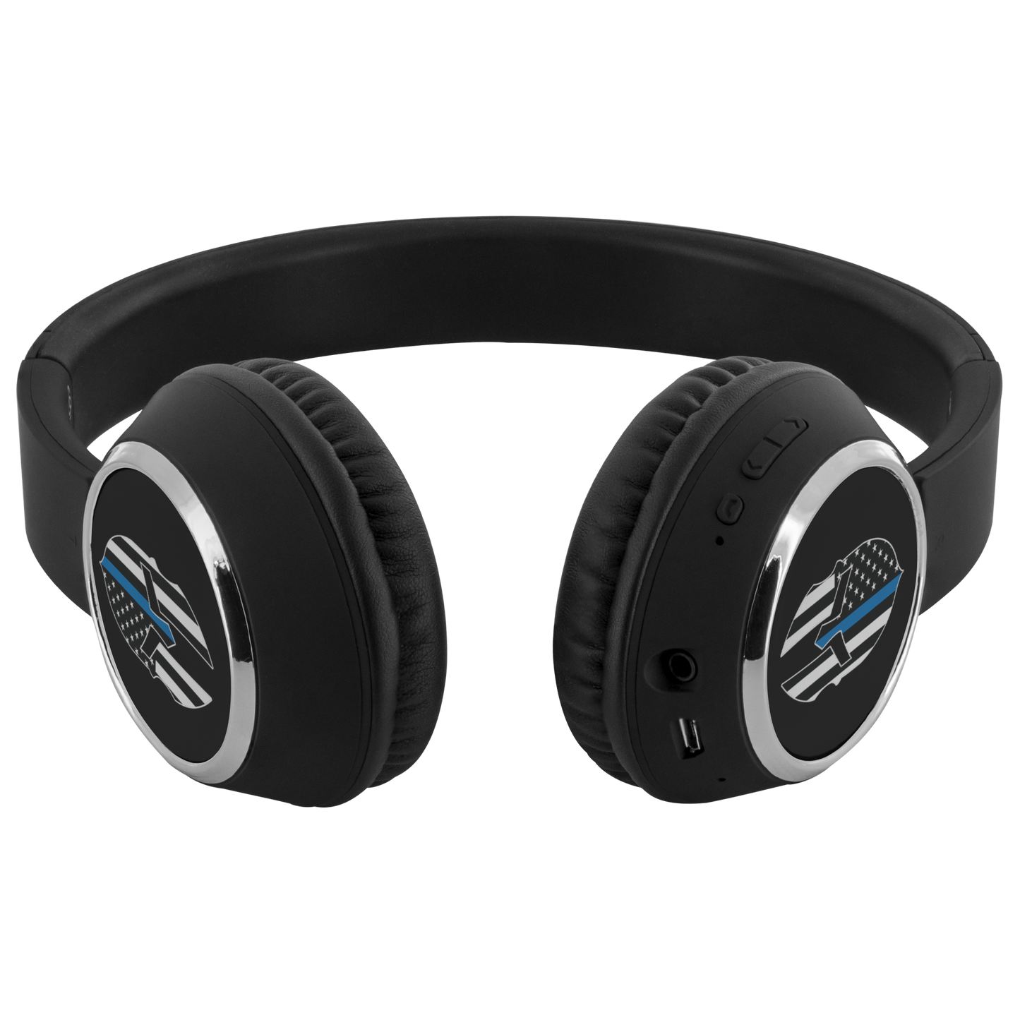 Spartan Helmet Thin Blue Line Headphones