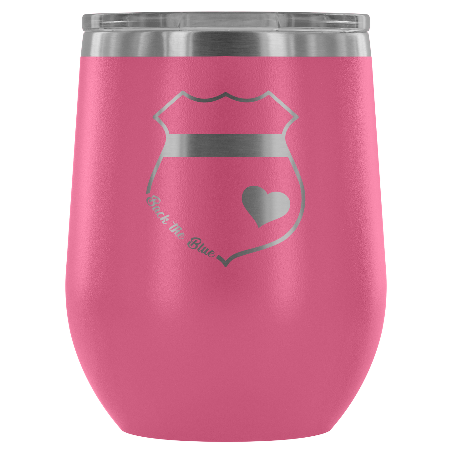 Back the Blue Wine Tumbler