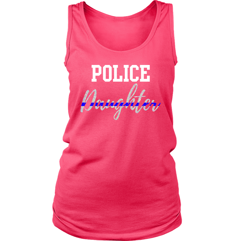 Women's Police Daughter Tank Tops