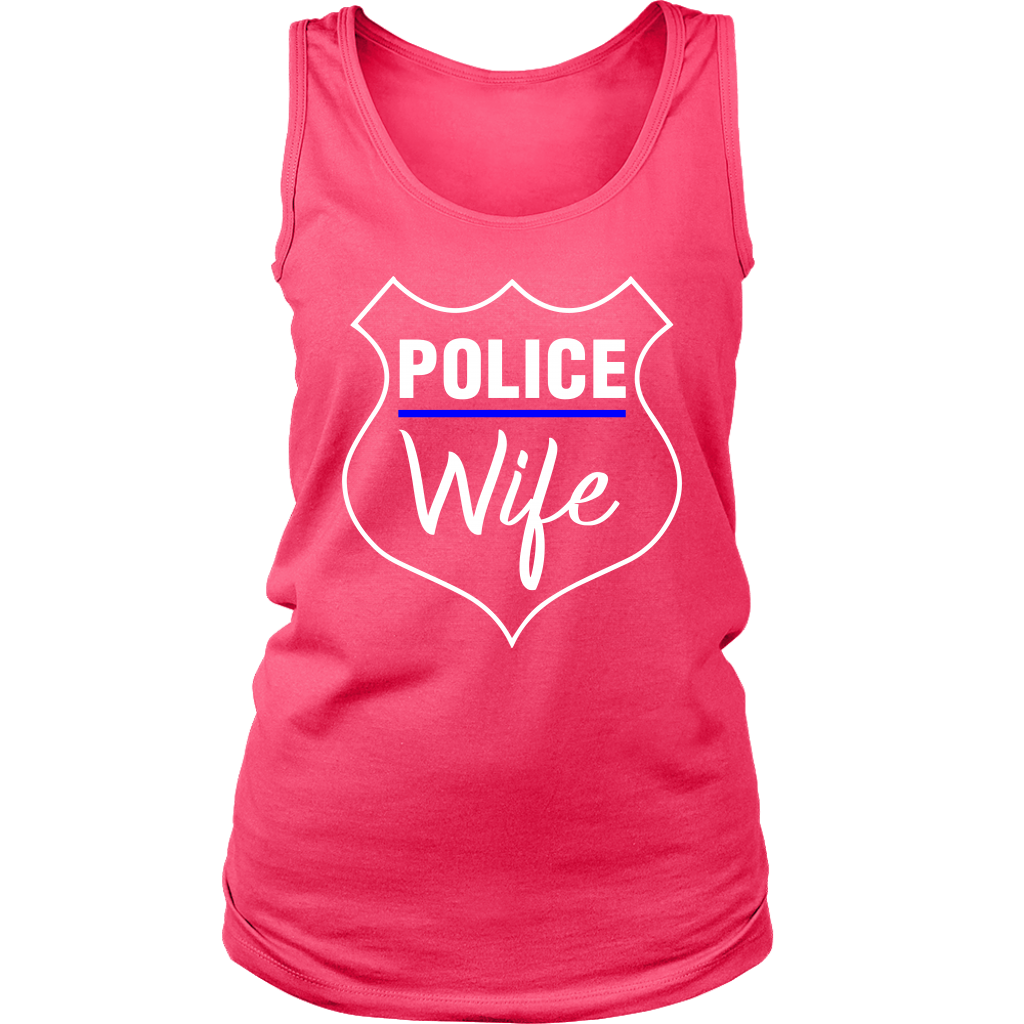 Women's Police Wife Tank Top