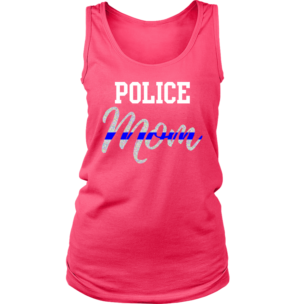 Women's Police Mom Tank Tops