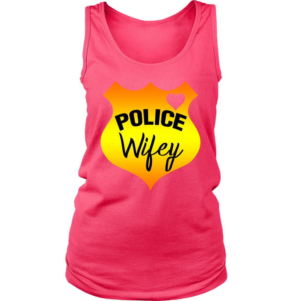Women's Police Wifey Shield Tank Top