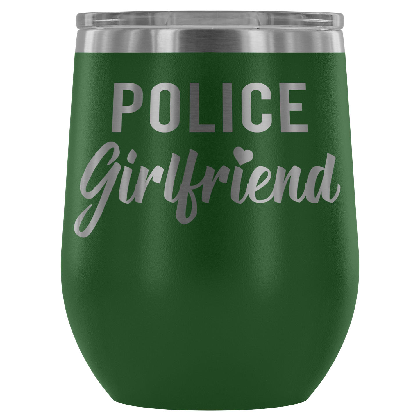 Police Girlfriend Wine Tumbler