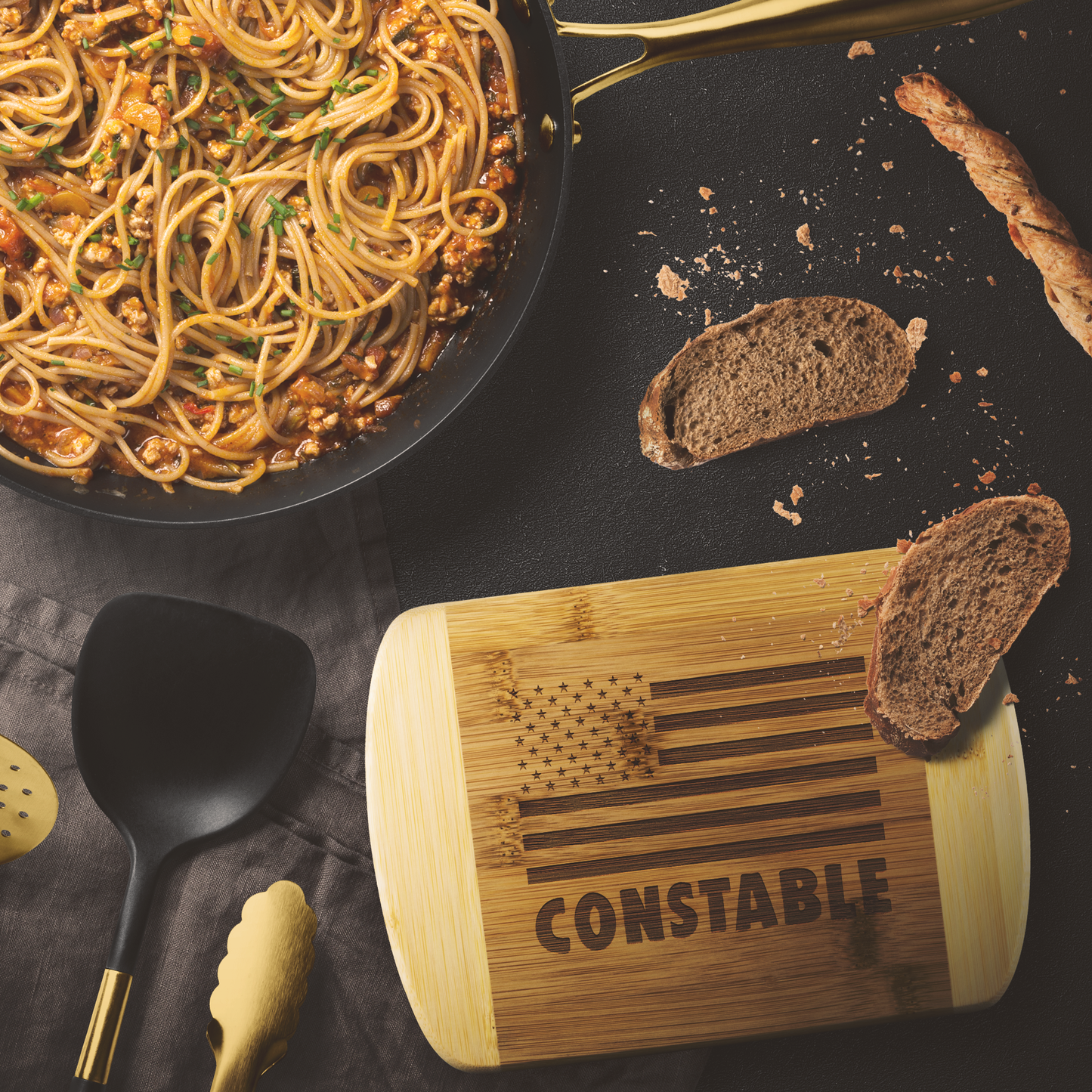 Constable Round Edge Chopping Board