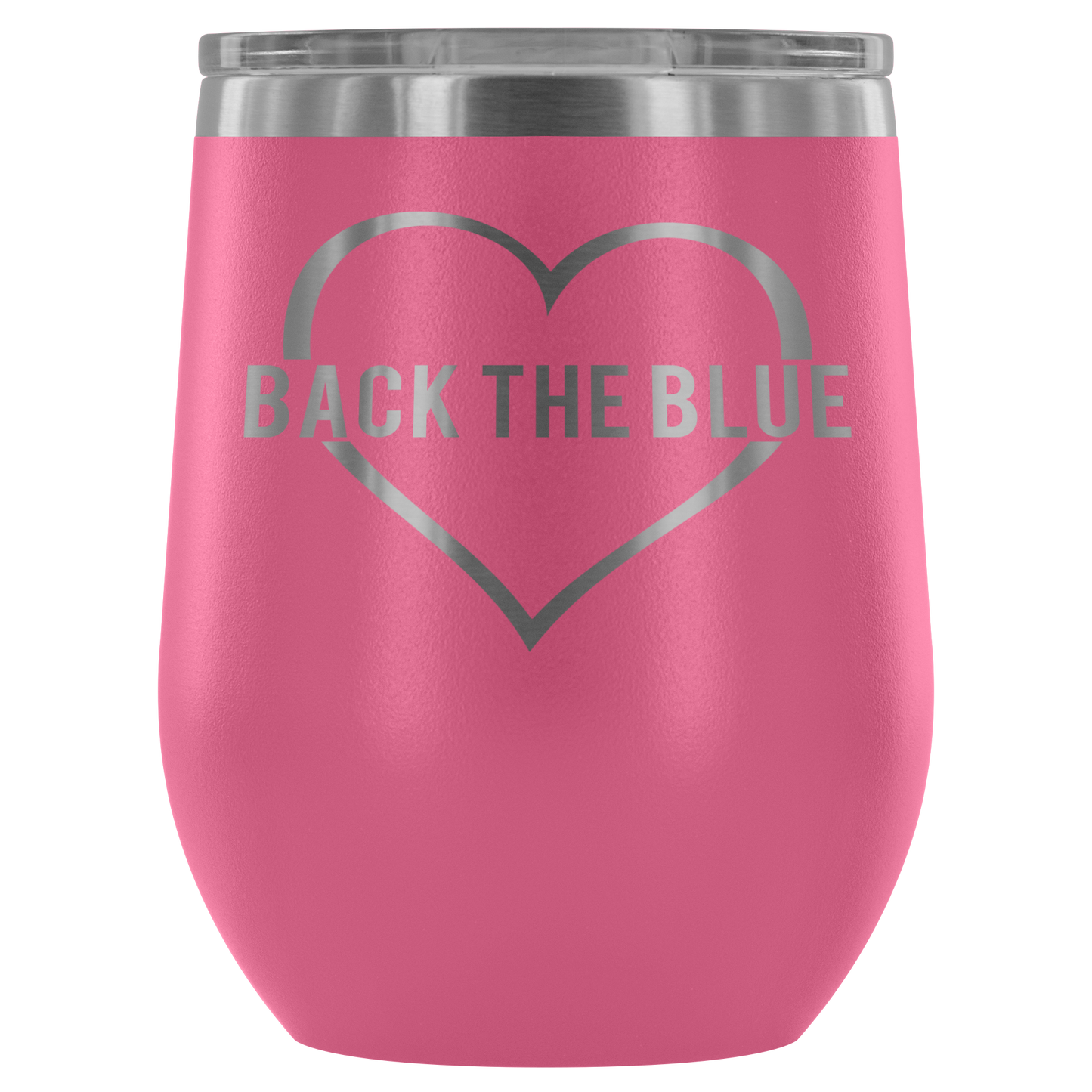 Back the Blue Wine Tumbler