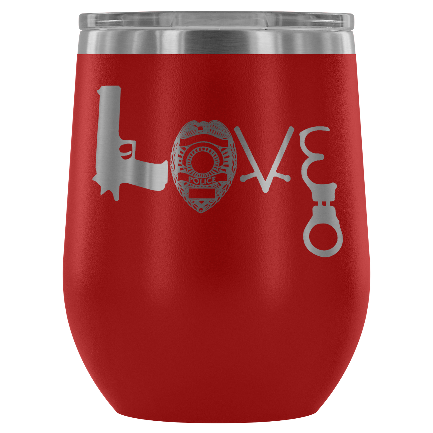 Police Love Wine Tumbler
