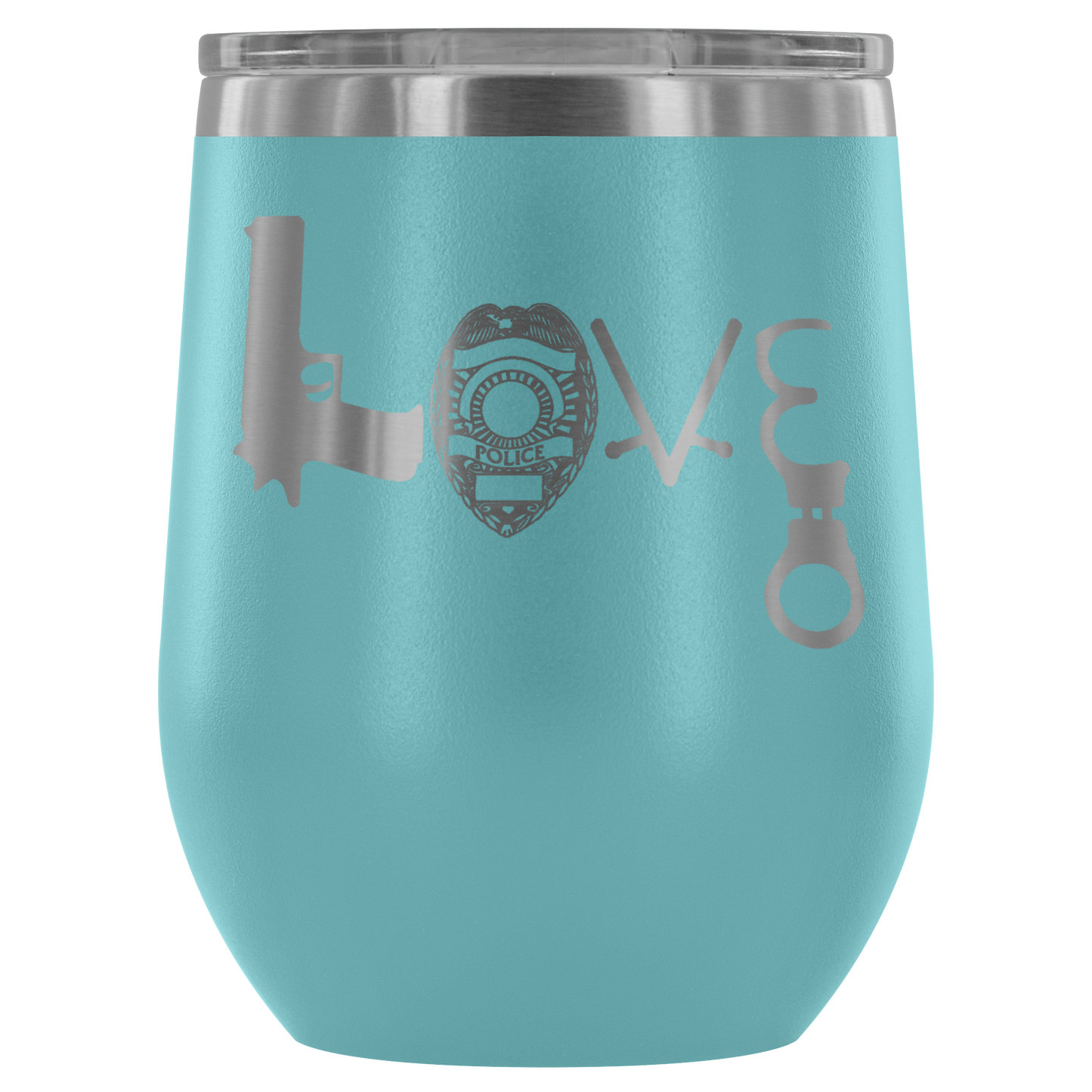 Police Love Wine Tumbler