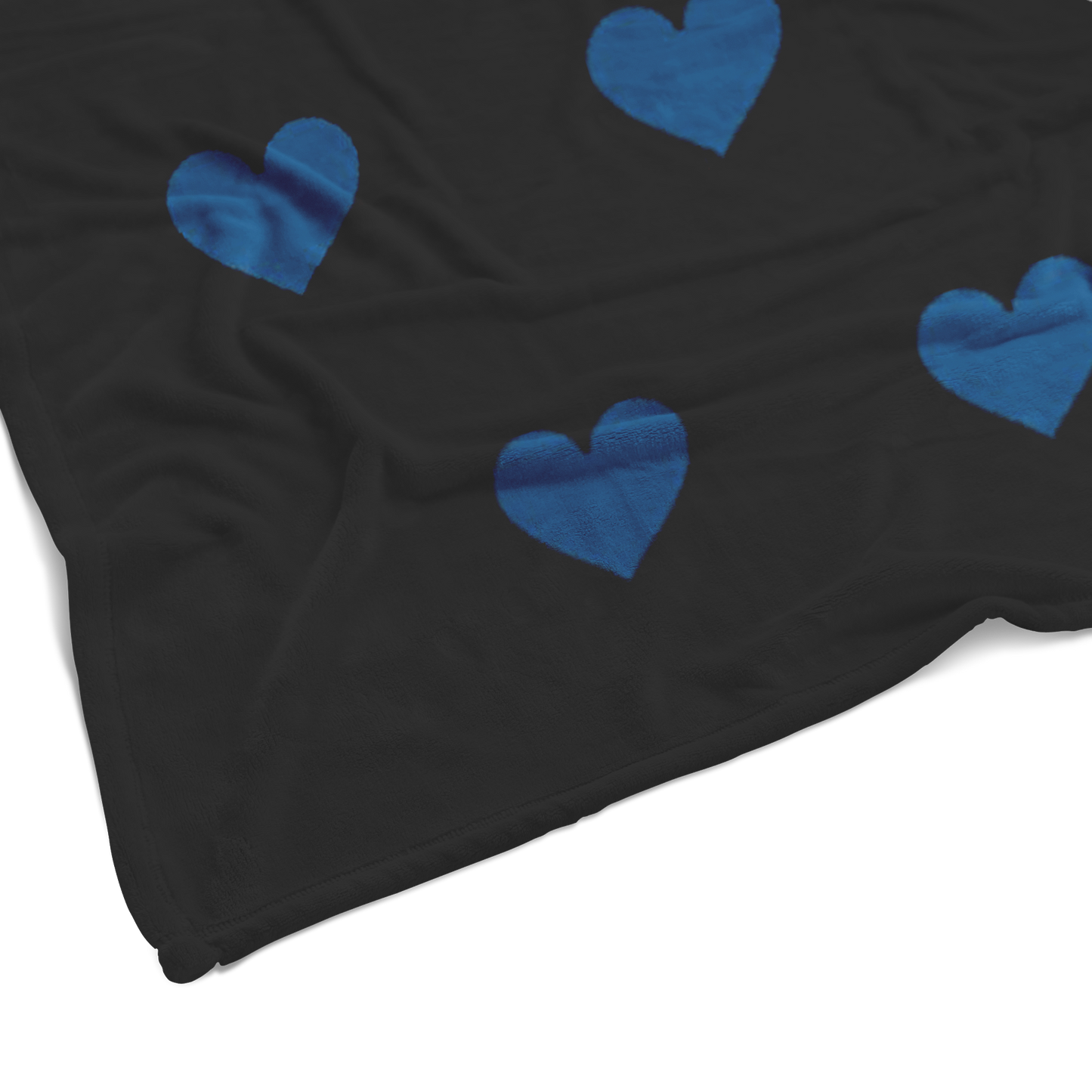 BLUE HEART PERSONALIZED PHOTO FRAME BLANKET