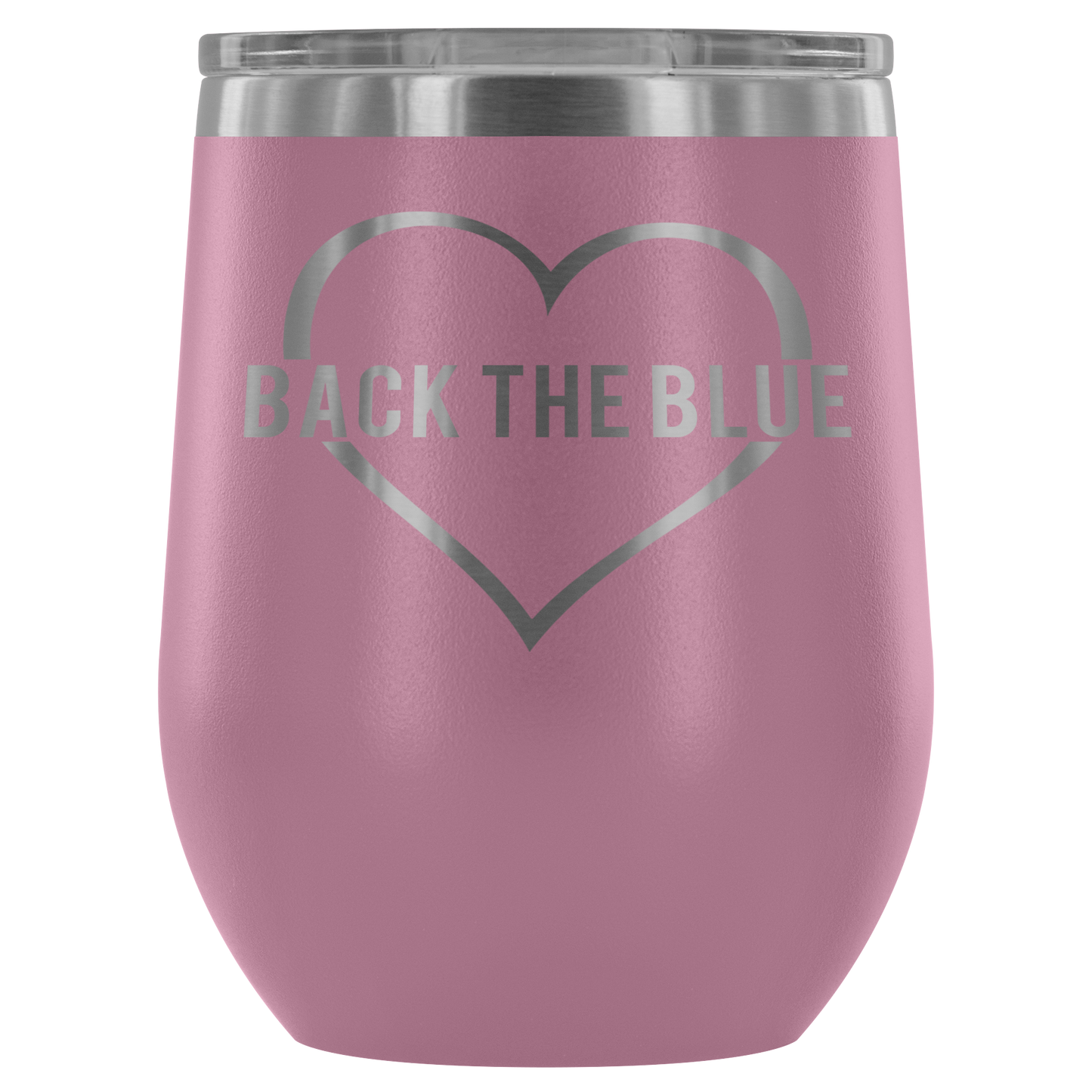 Back the Blue Wine Tumbler