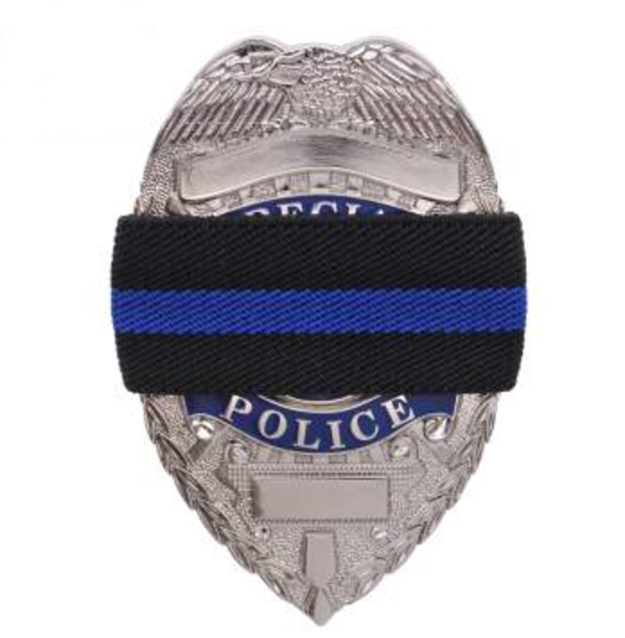 Thin Blue Line Mourning Band