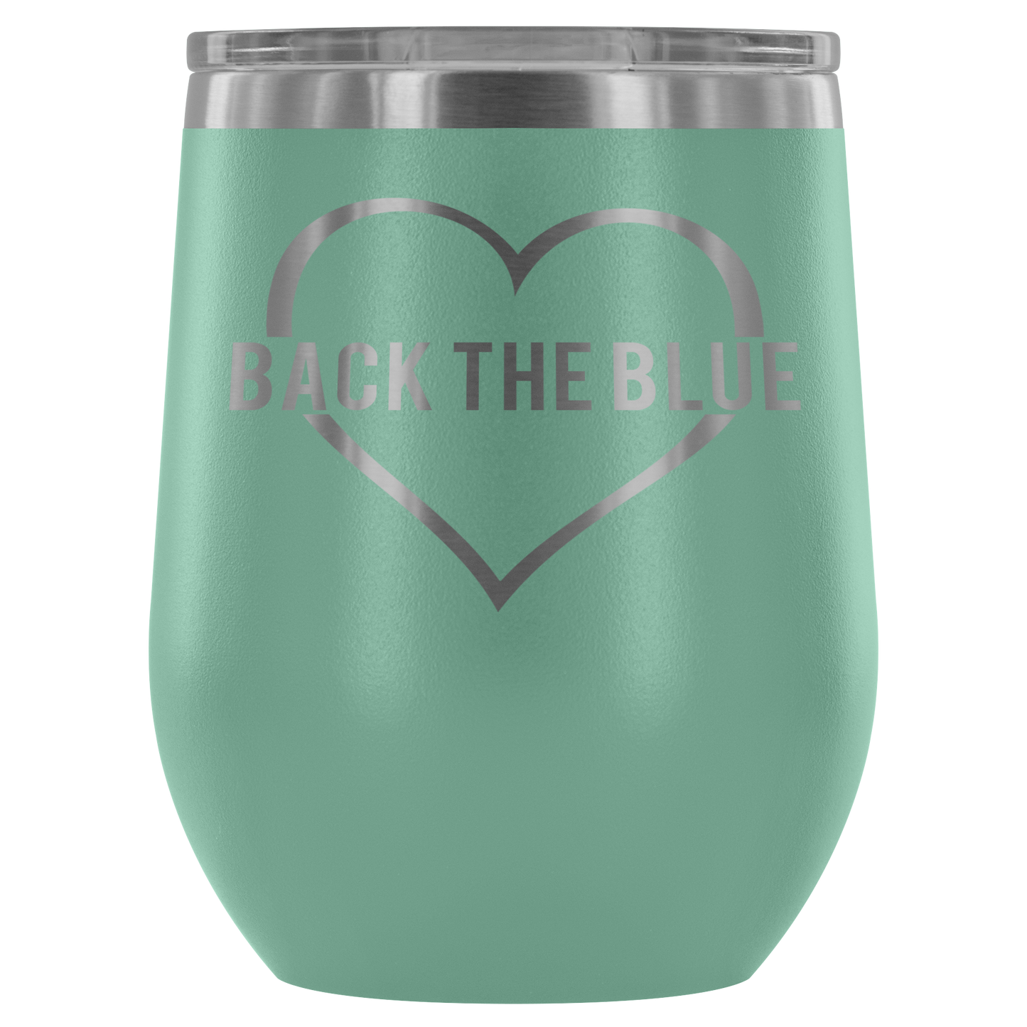 Back the Blue Wine Tumbler