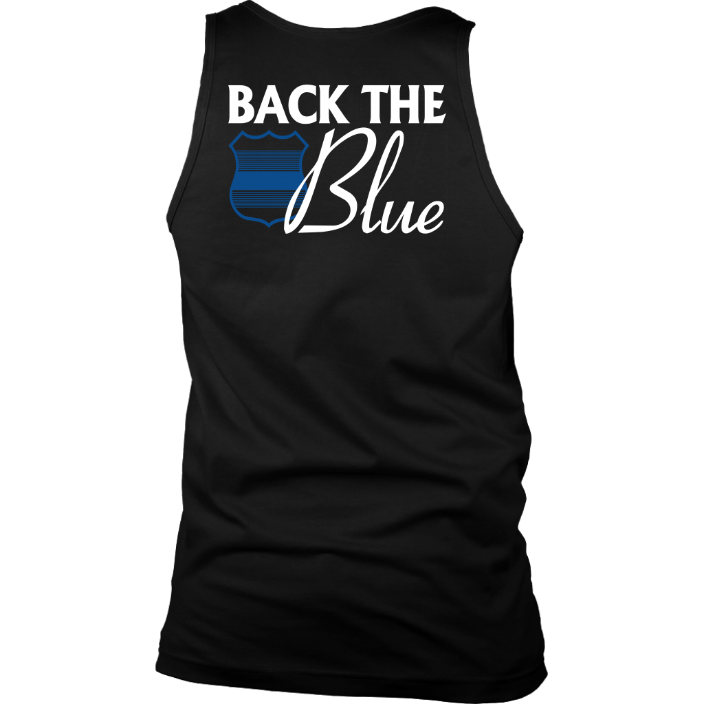 Men's Back The Blue Tank Tops
