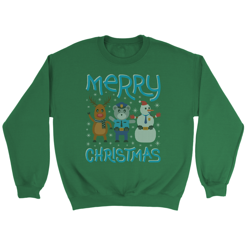 Deer Police Bear Snowman Ugly Christmas Shirts & Sweaters