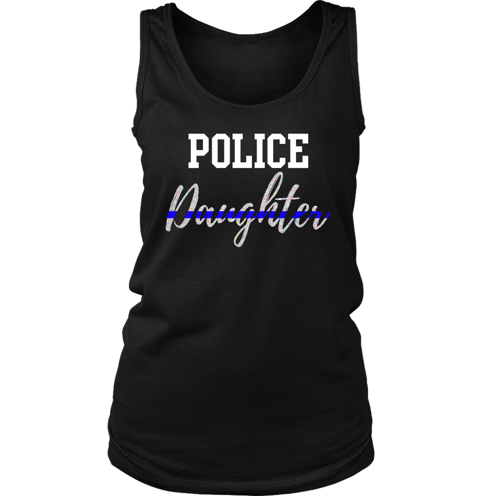 Women's Police Daughter Tank Tops