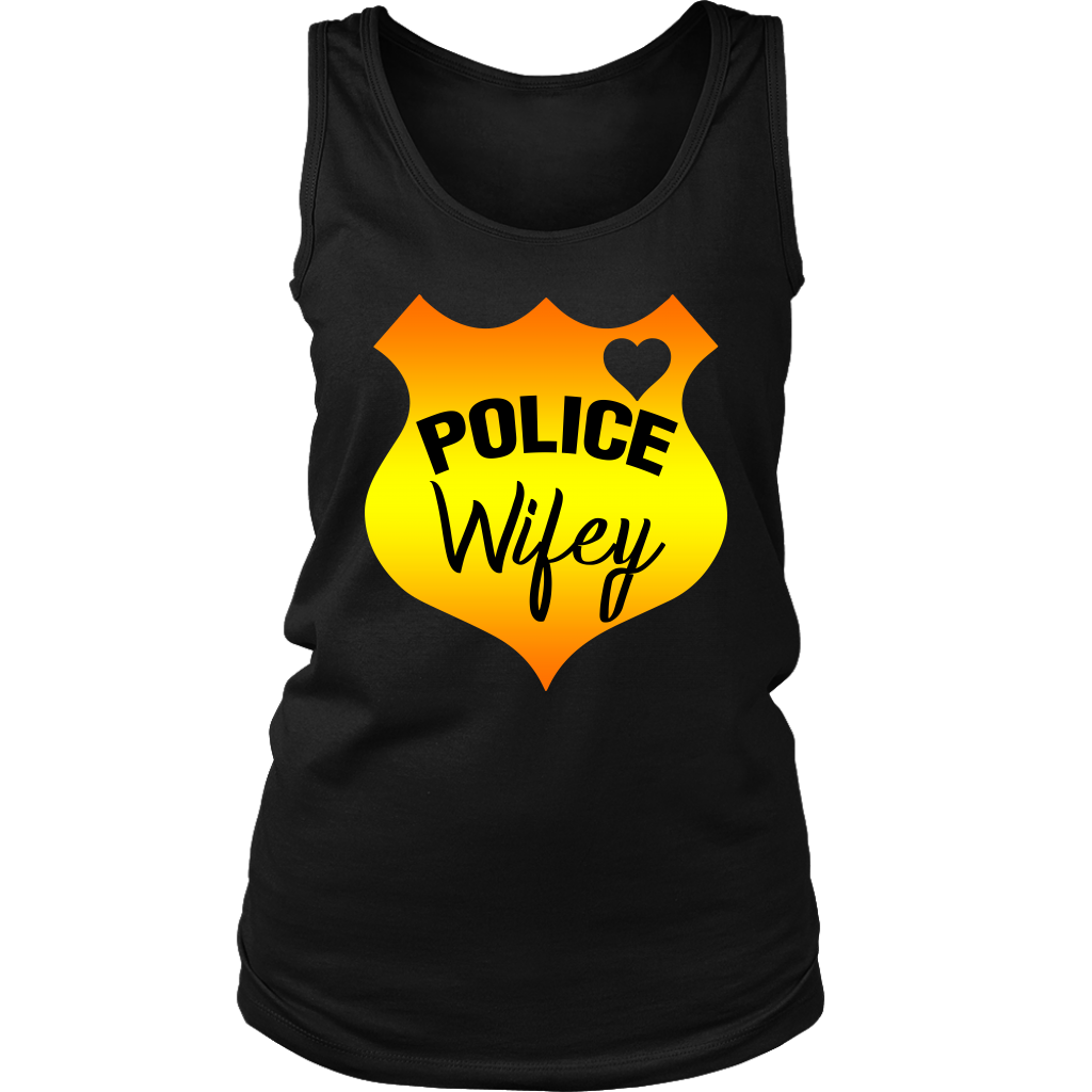 Women's Police Wifey Shield Tank Top