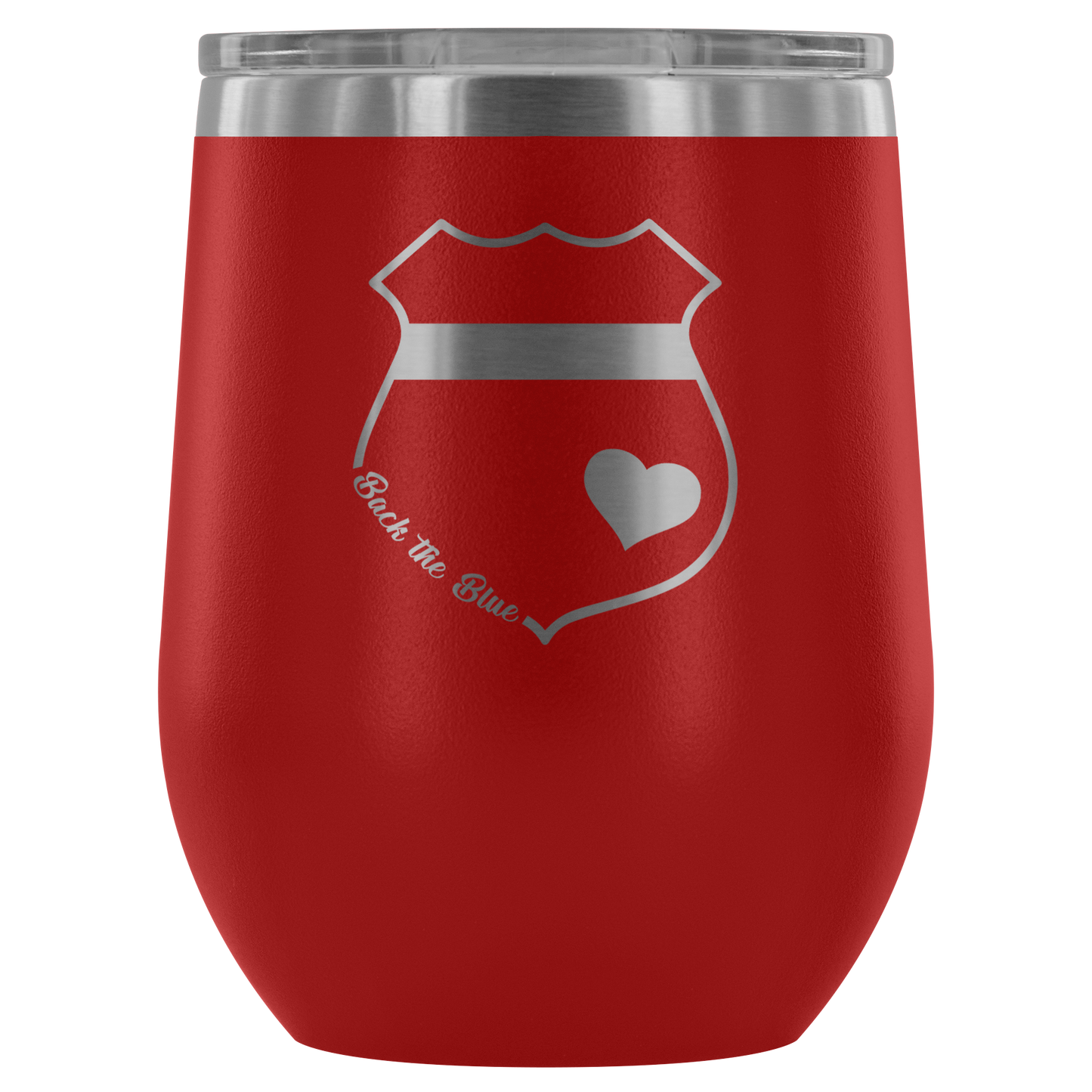 Back the Blue Wine Tumbler