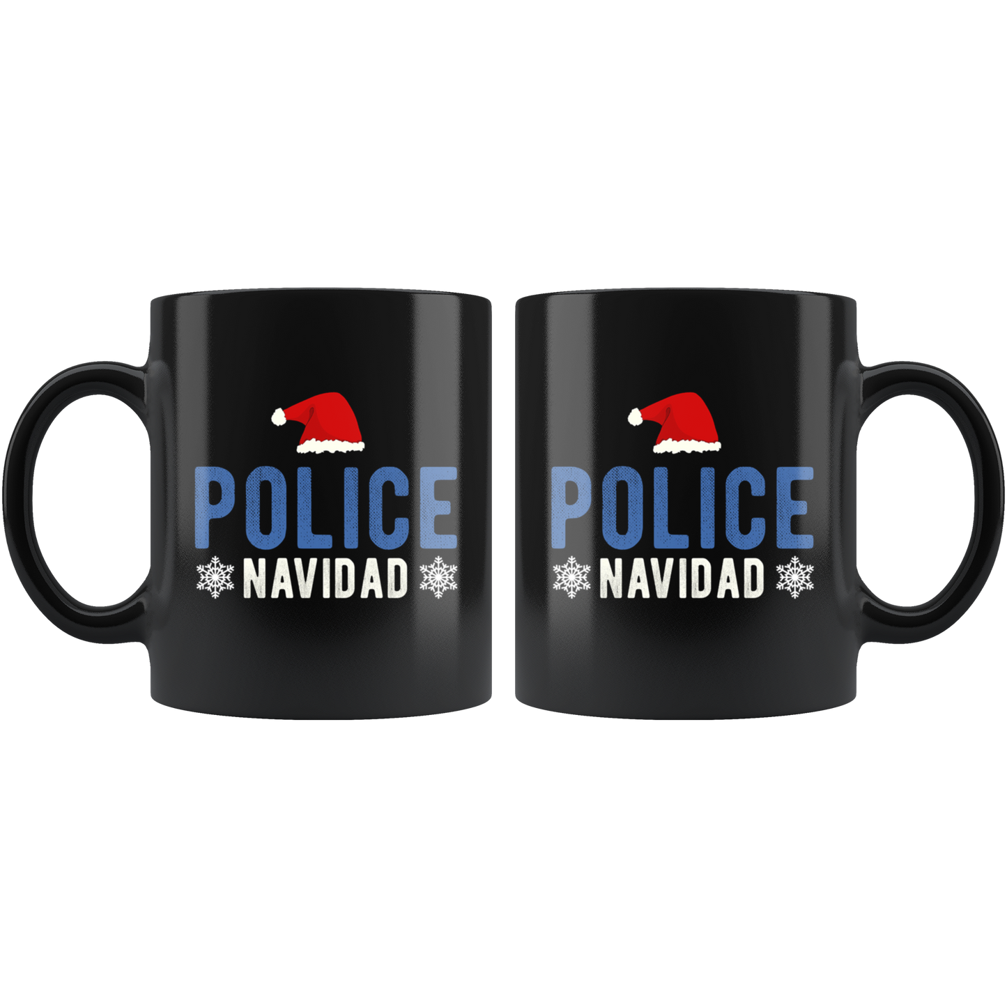 Police Navidad Christmas Mug