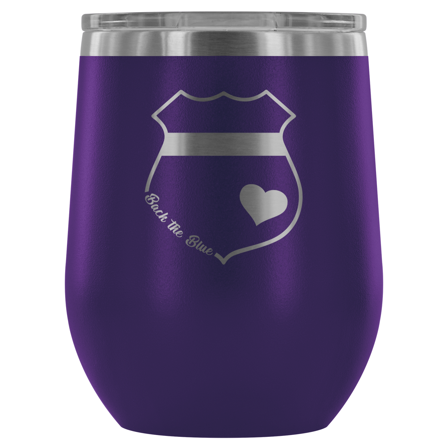 Back the Blue Wine Tumbler