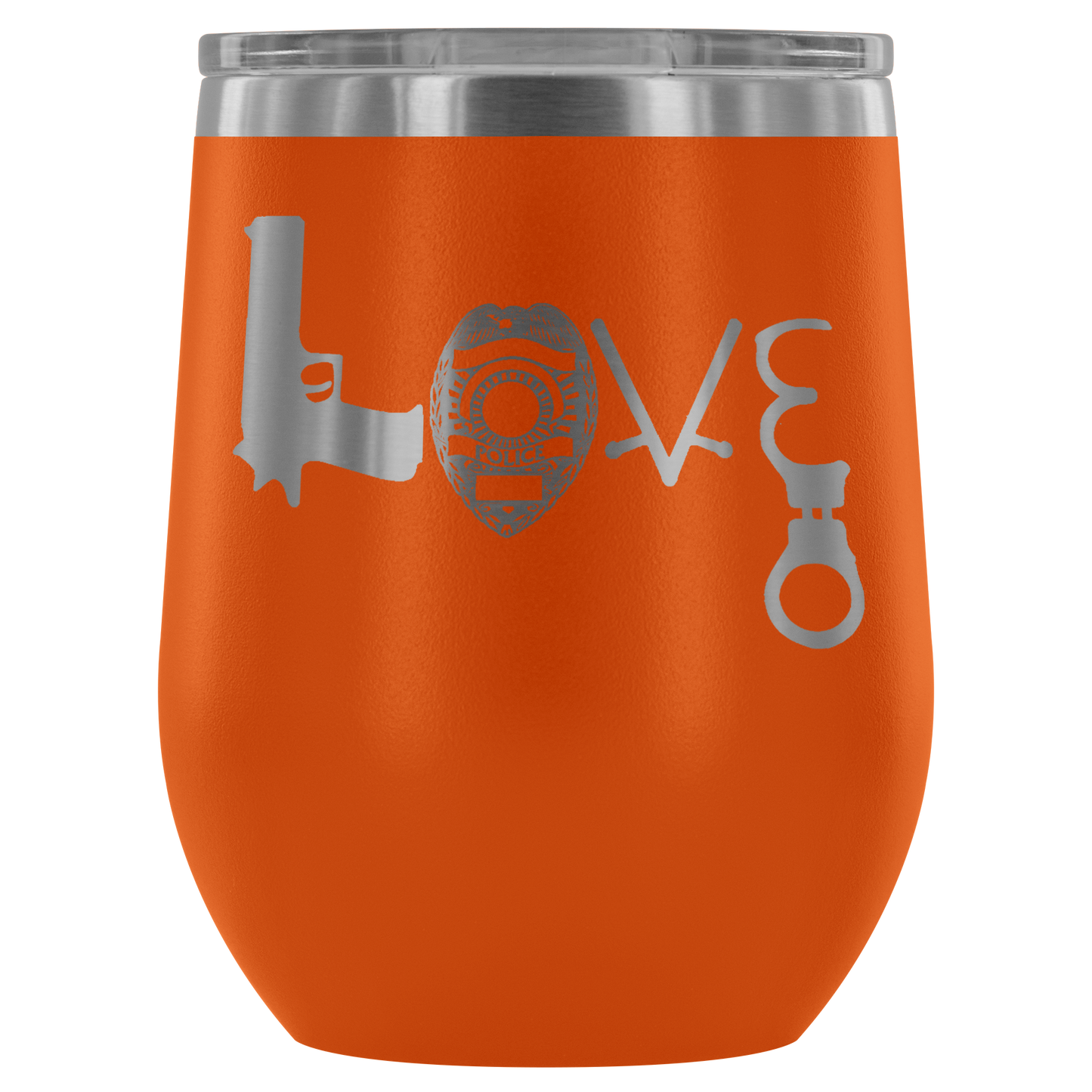 Police Love Wine Tumbler