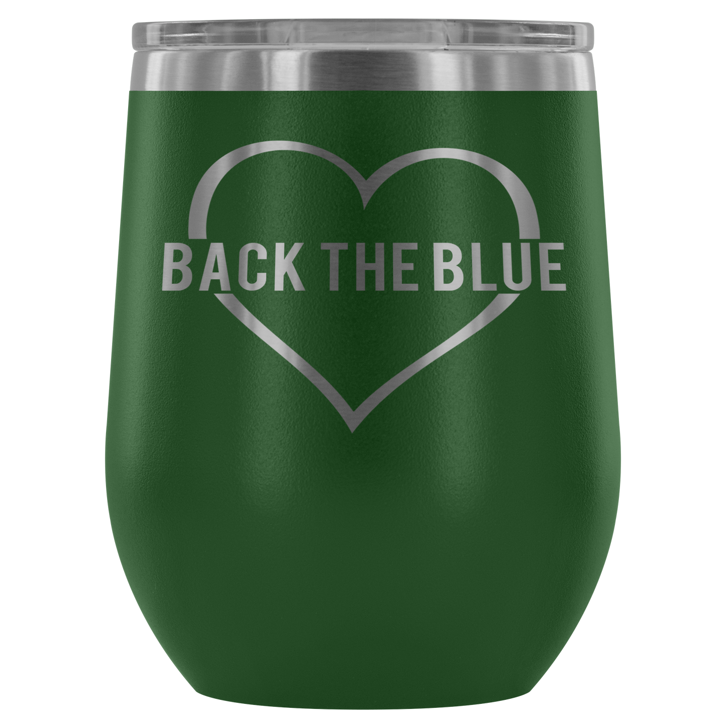 Back the Blue Wine Tumbler