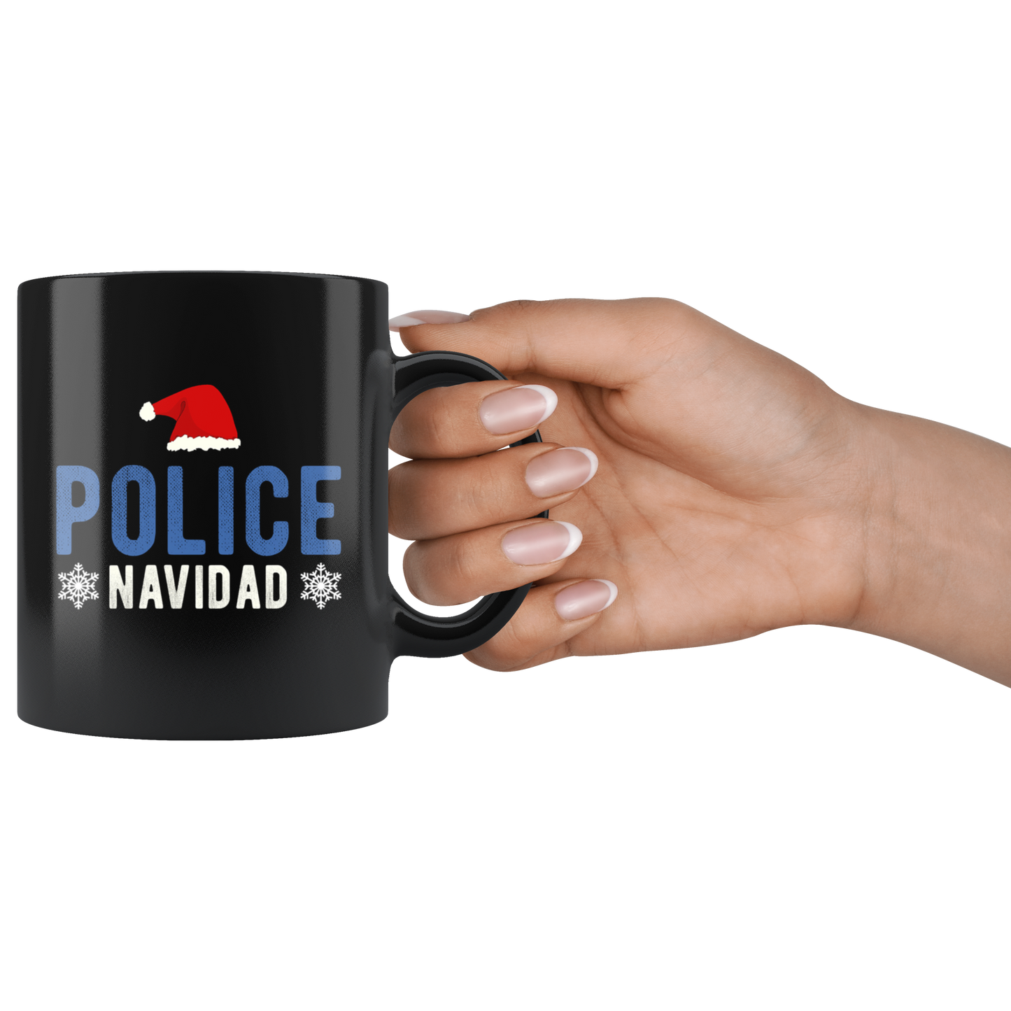 Police Navidad Christmas Mug