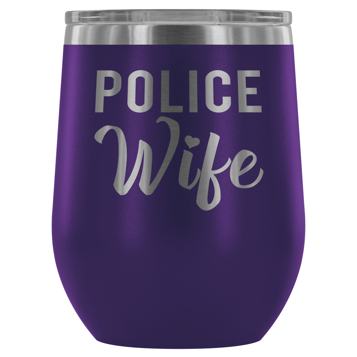 Police Wife Wine Tumbler