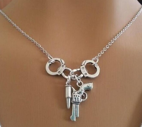 Police daughter necklace discount