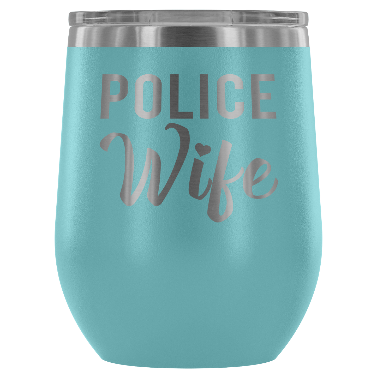 Police Wife Wine Tumbler