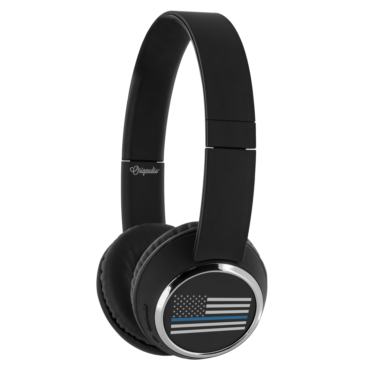 Thin Blue Line American Flag Headphones