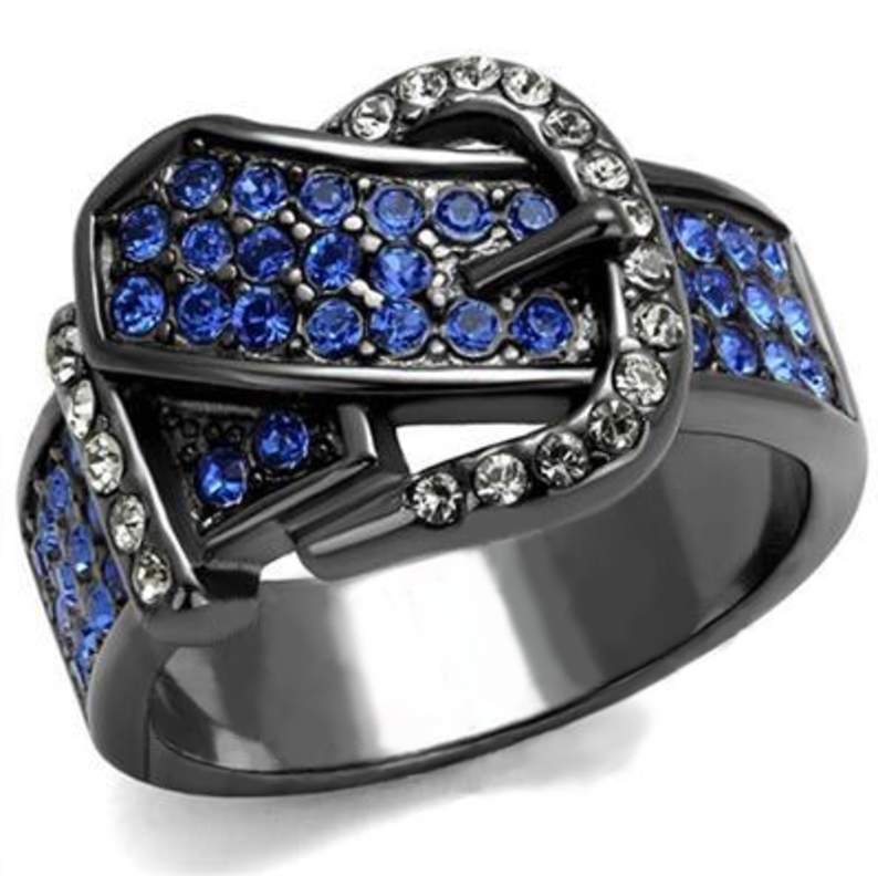Thin Blue Line Belt Ring