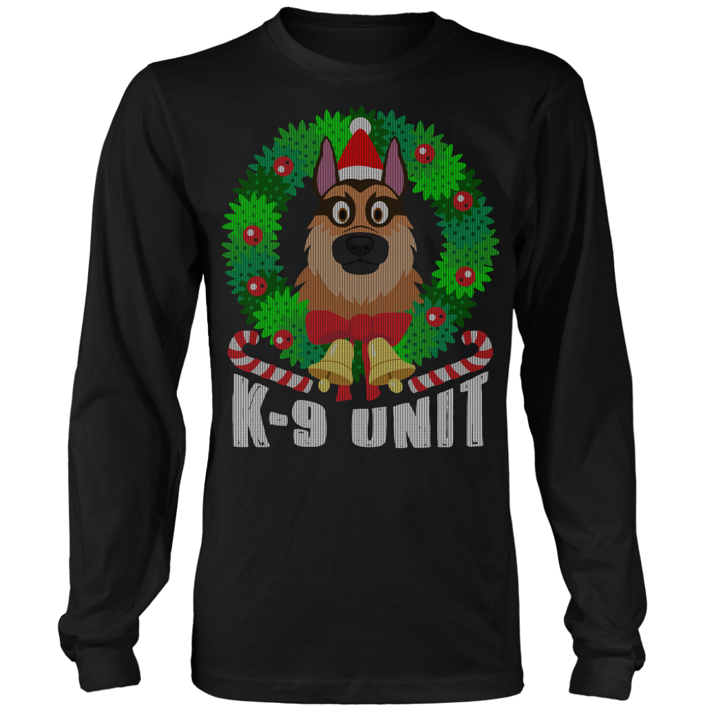 K-9 Unit Dog Ugly Christmas Shirts & Sweaters