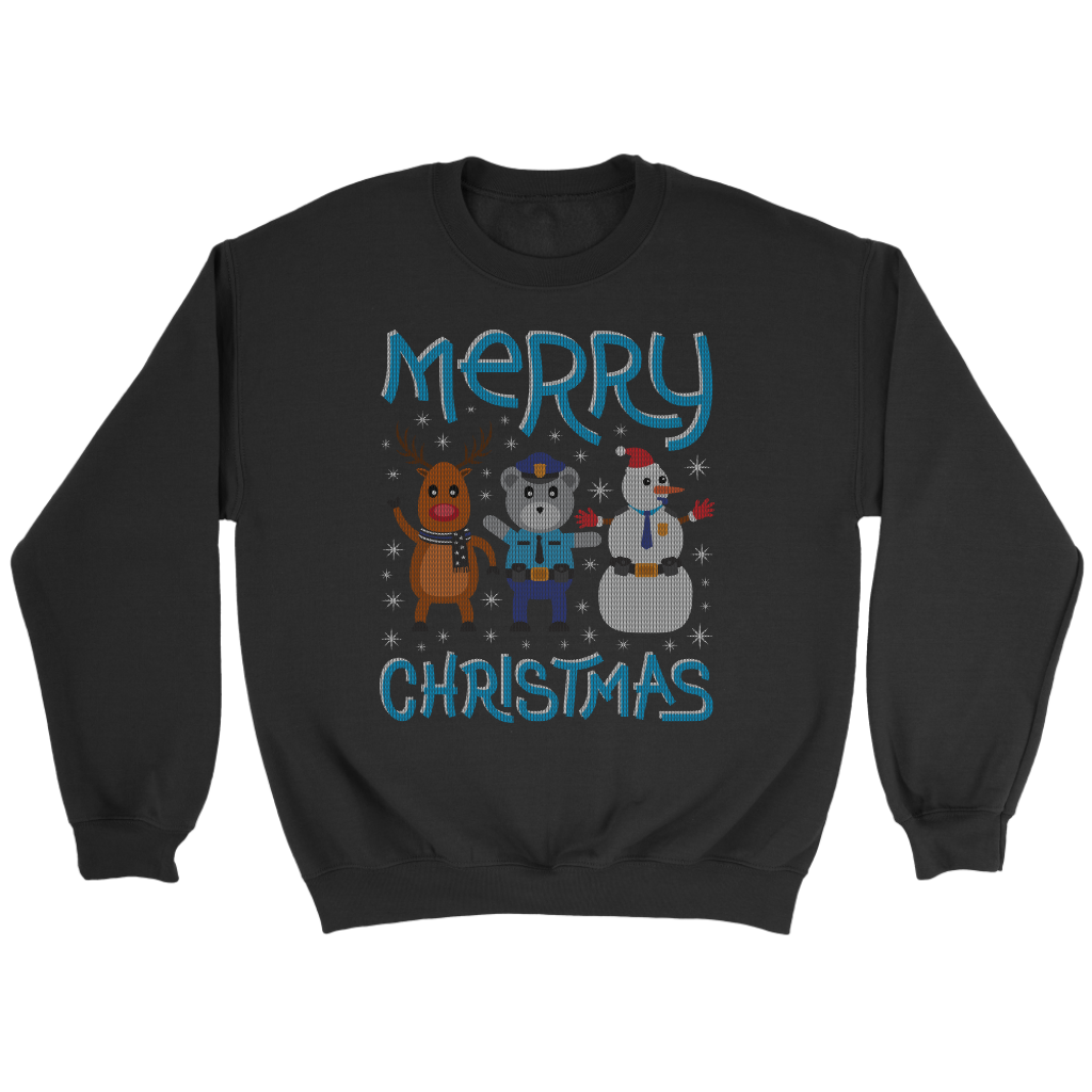 Deer Police Bear Snowman Ugly Christmas Shirts & Sweaters