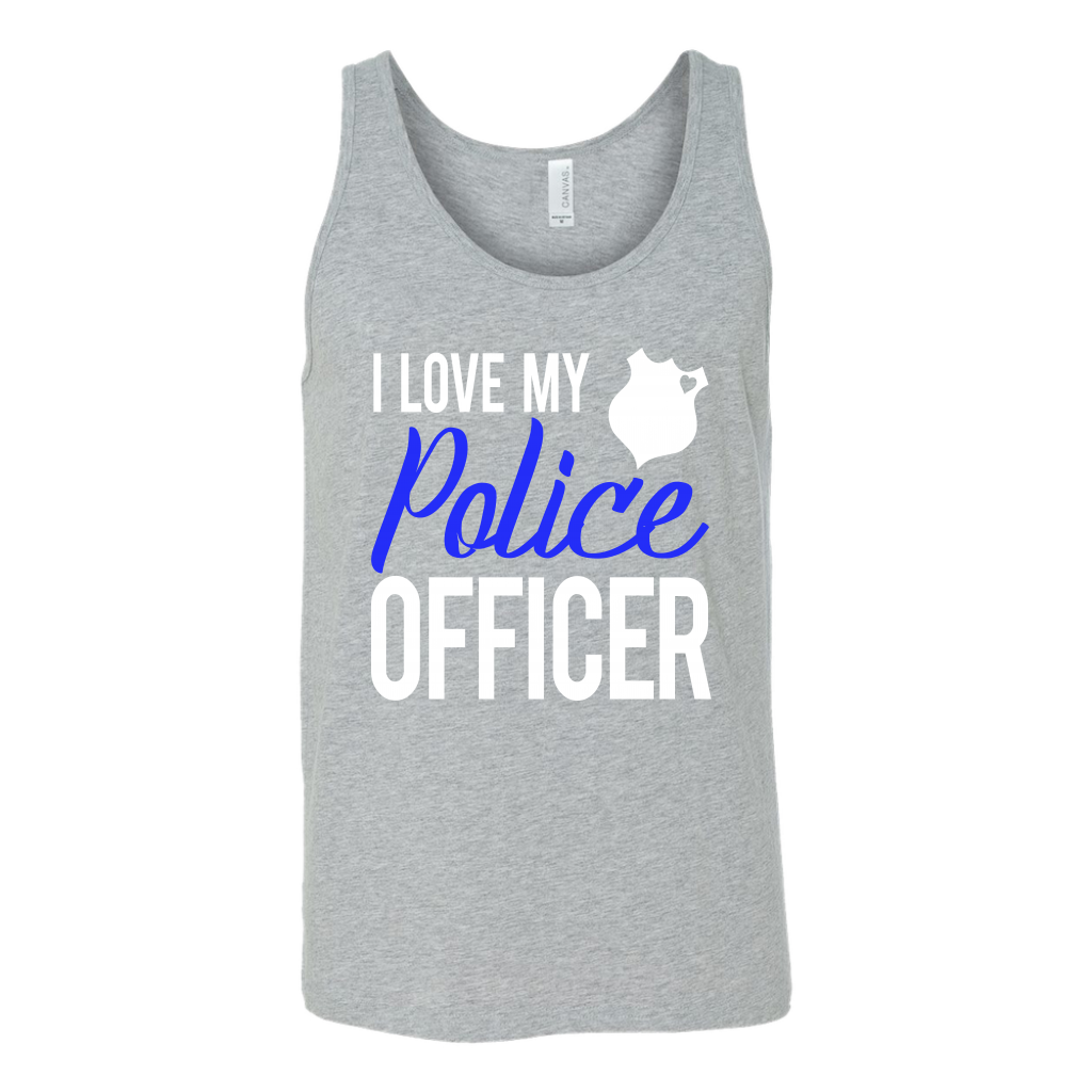 Women's I Love My Police Officer Tank Top