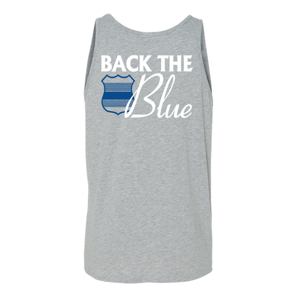 Men's Back The Blue Tank Tops Thin Blue Line Shop