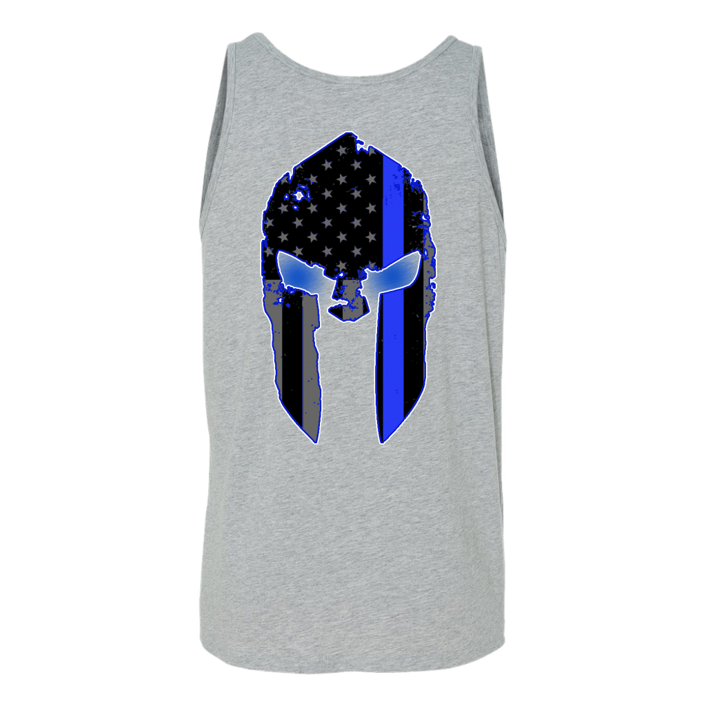 Men's Thin Blue Line Spartan Tank Tops
