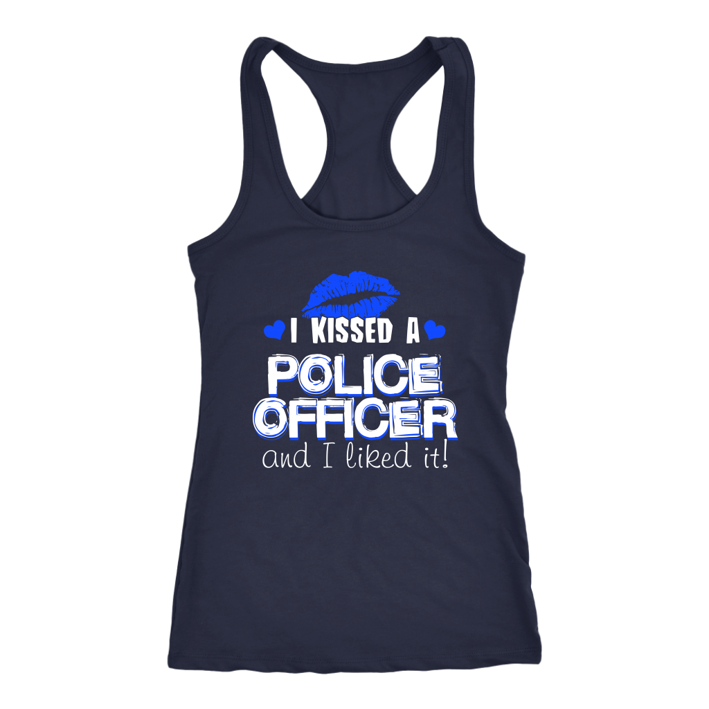 Women's I Kissed A Police Officer Tank Tops