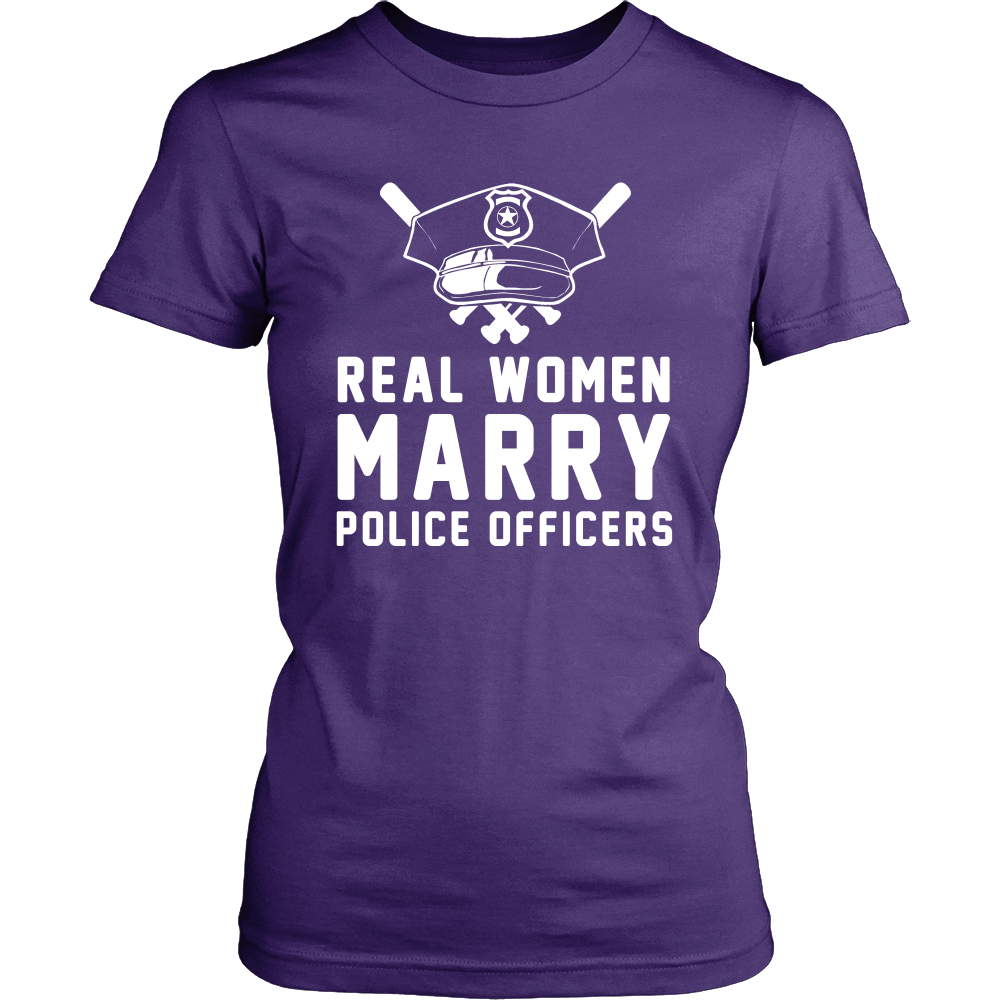 Real Women Marry Police Officers Shirt